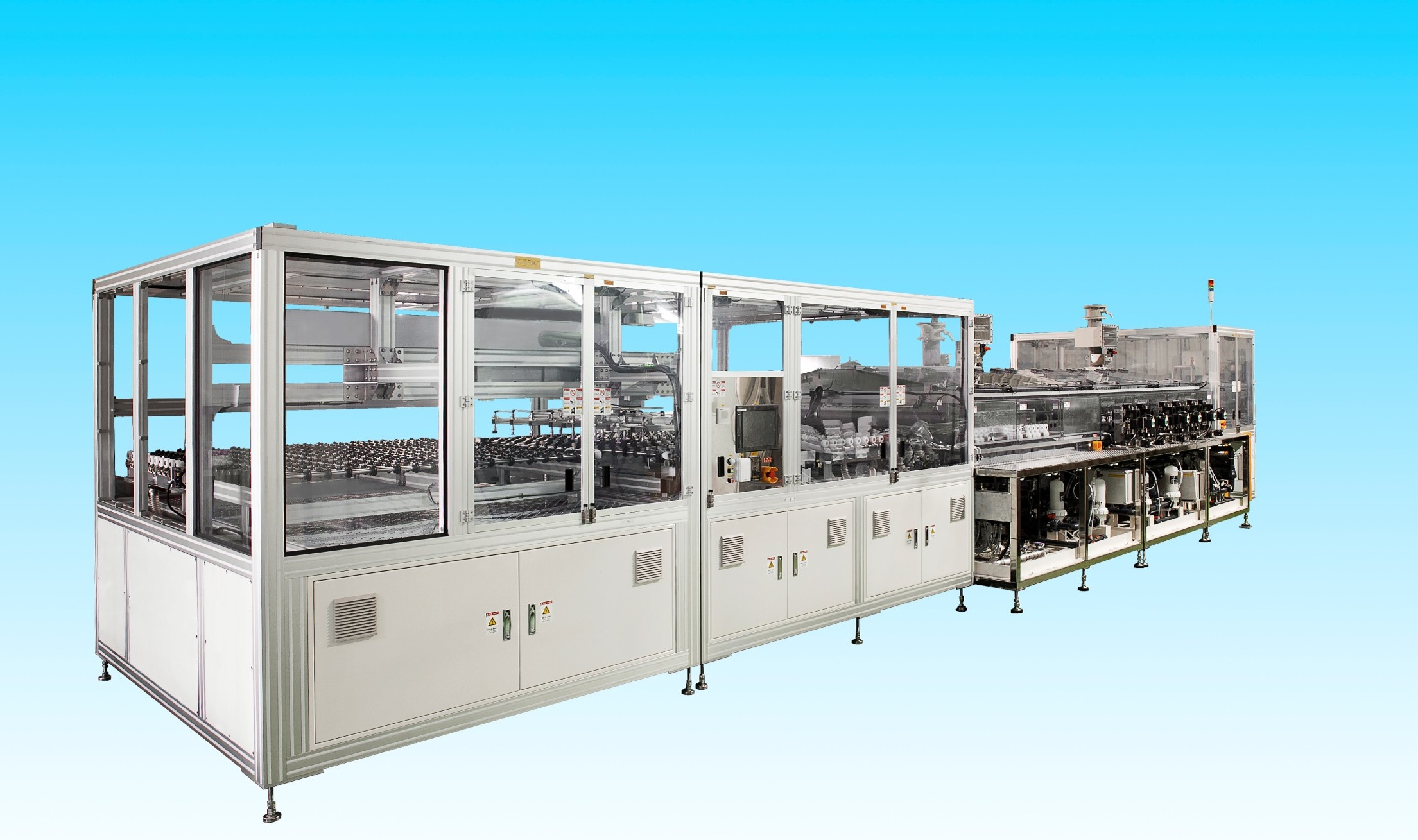 LD + Post-Edge Grinding Cleaner + ULD Transfer Machine